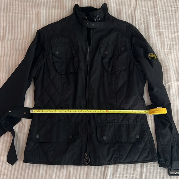 Barbour Waxed Biker Jacker Size 14 UK / 10 US - Picture 5 of 7